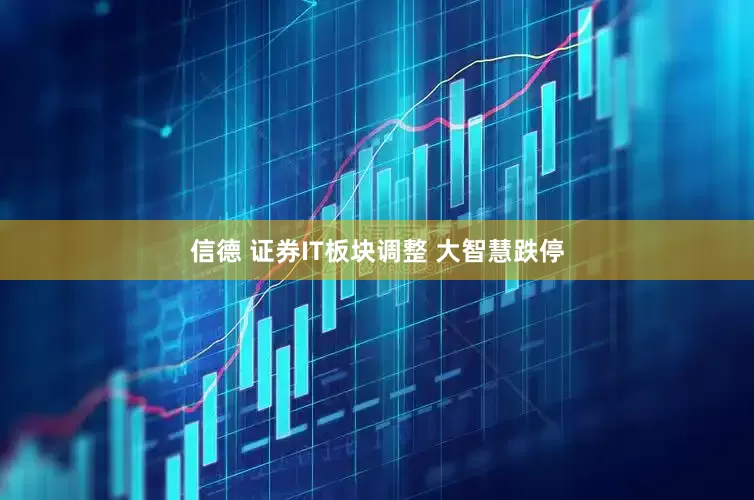 信德 证券IT板块调整 大智慧跌停