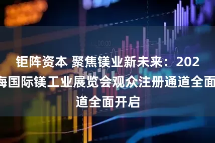 钜阵资本 聚焦镁业新未来：2026上海国际镁工业展览会观众注册通道全面开启